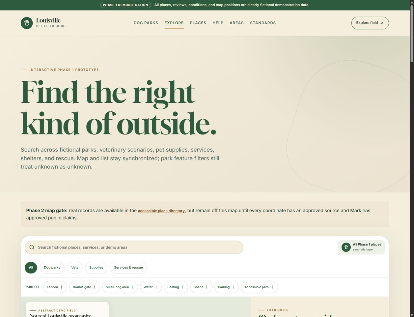 Interactive resource exploration on desktop